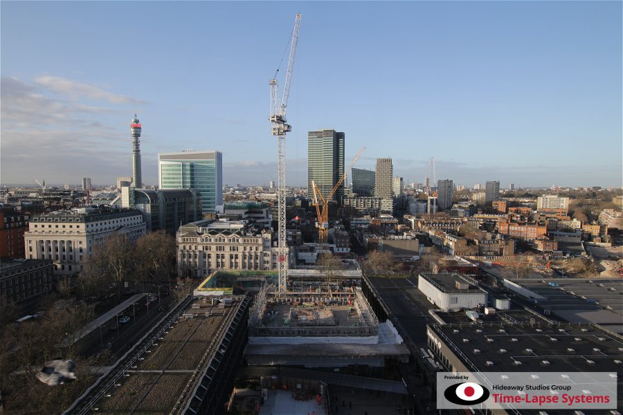 The view in February after demolition
