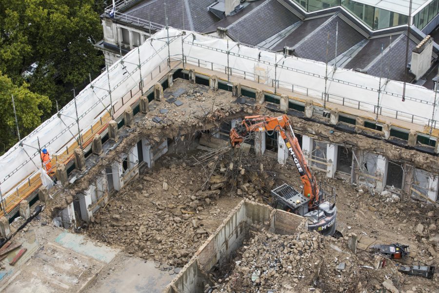Demolition at Euston